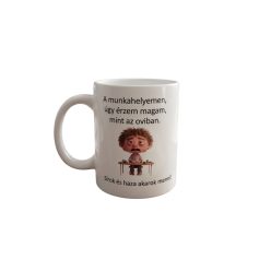 A munkahelyemen-fehér bögre