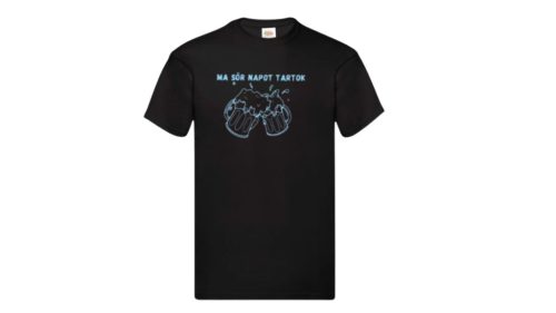 Ma sör napot tartok-férfi/Unisex póló