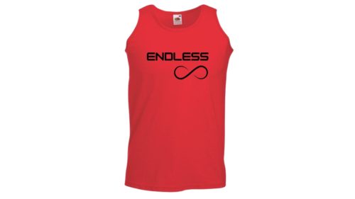 Endless-piros férfi trikó