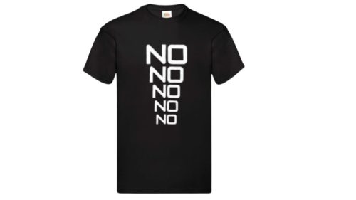 NO-férfi/Unisex póló