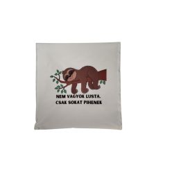 Nem vagyok lusta...-félszatén párnahuzat