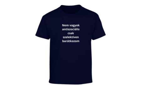 Nem vagyok-férfi/Unisex póló