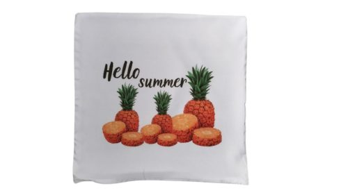 Ananász-fehér párnahuzat