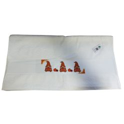 Ősz-fehér törölköző