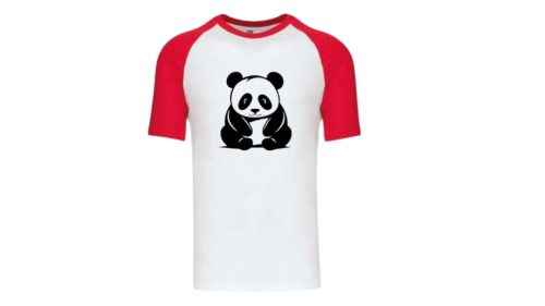 Panda-férfi/Unisex póló