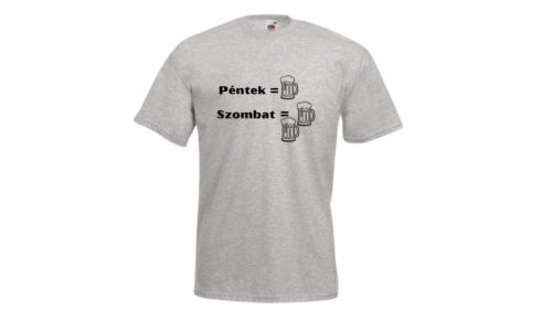 Péntek,szombat-férfi/Unisex póló