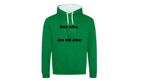 Öreg róka,nem vén róka-világoszöld pulóver