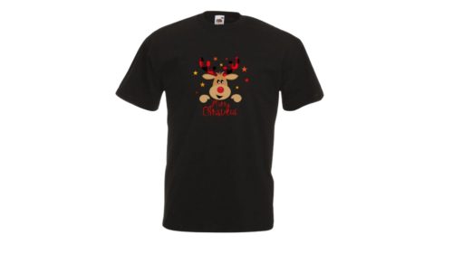 Rénszarvas-fekete póló