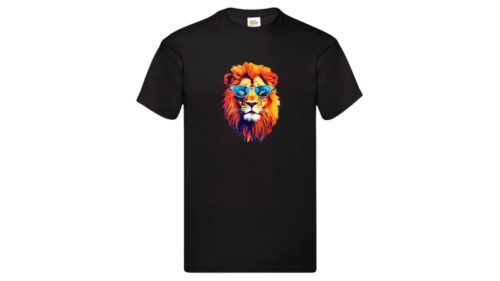 Oroszlán Napszemüveg-férfi/Unisex póló
