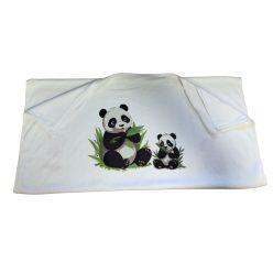 Panda-fehér törölköző