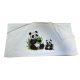 Panda-fehér törölköző
