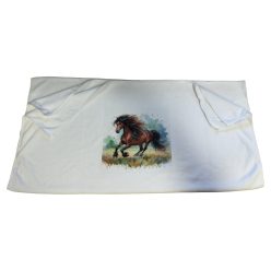 Ló-fehér törölköző