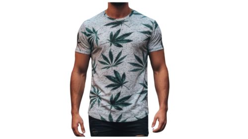 Cannabis mintás póló