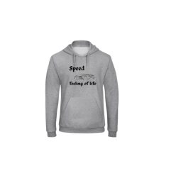 Speed,feeling of life-car/világosszürke pulóver