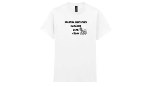 Sportba nincsenek határok, csak célok-férfi/Unisex póló