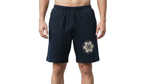 Sötétkék rövidnadrág-Absztrakt