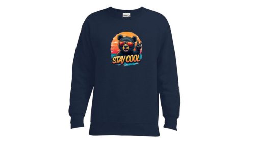  Stay Cool-kék pulóver