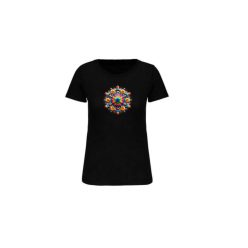 Színes minta-női póló