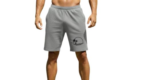 Szürke rövidnadrág-Pálmafa