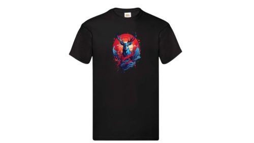 Szarvas-férfi/Unisex póló