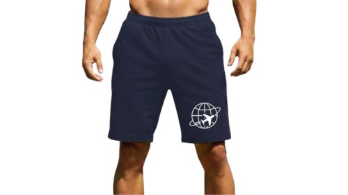 Sötétkék 2 zsebes rövidnadrág-Repülő