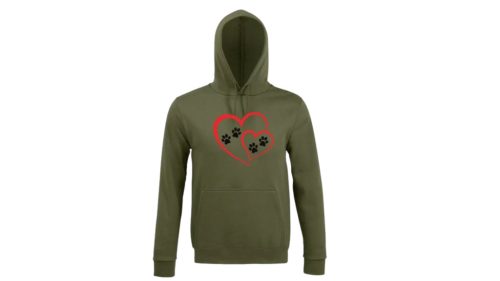 Szív-sötétszürke pulóver