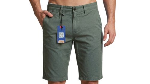 Alkalmi rövidnadrág - khakizöld