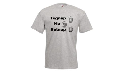 Tegnap,ma,holnap-férfi/Unisex póló