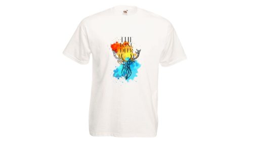 The lone deer-férfi/Unisex póló