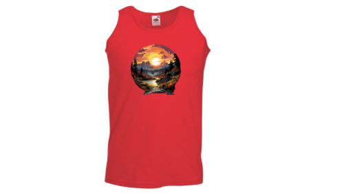 Táj/hold-férfi trikó