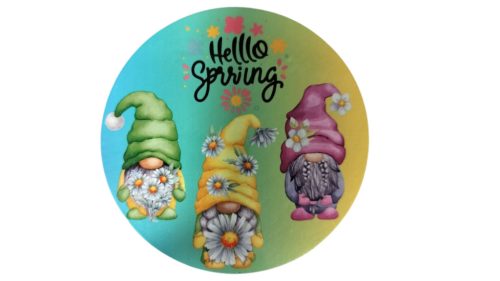 Tavasz-kör hűtőmágnes