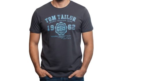 Tom Tailor póló- szürke