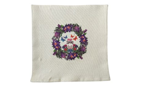 Tavasz-vászon párnahuzat