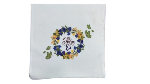 Tavasz-félszatén párnahuzat