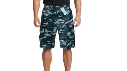 Terepmintás rövidnadrág - zöld 