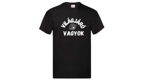Világjáró vagyok-férfi/Unisex póló
