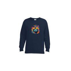 Víziló-kék pulóver