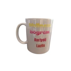 Wellnes bögrém-fehér bögre