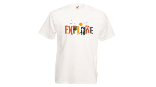 Explore-férfi/Unisex póló