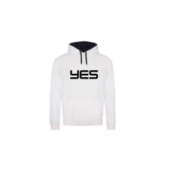 YES feliratos-fehér pulóver
