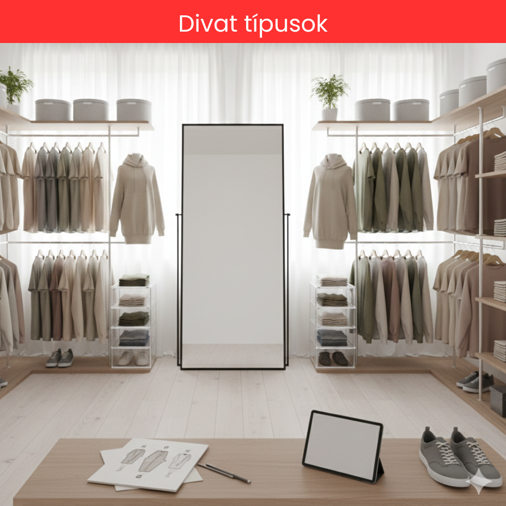 Divat típusok