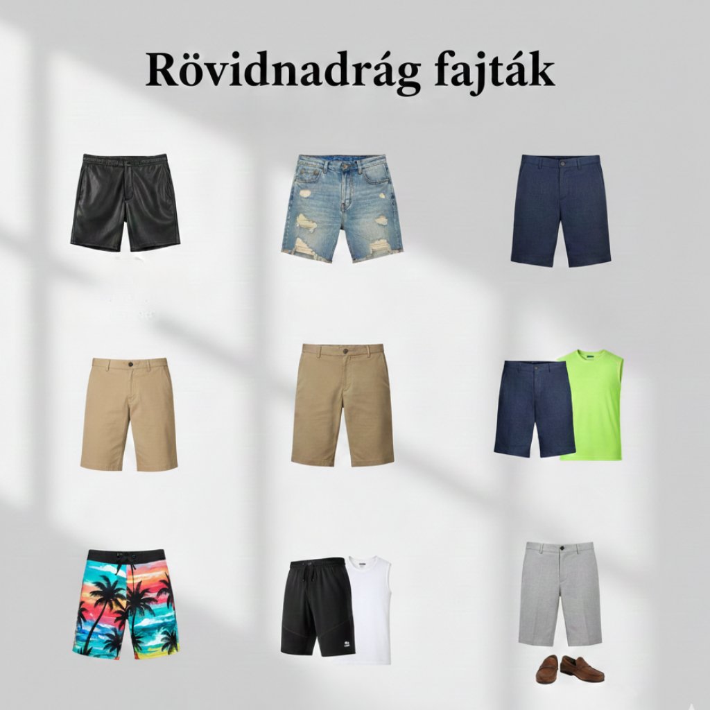 Rövidnadrág fajták
