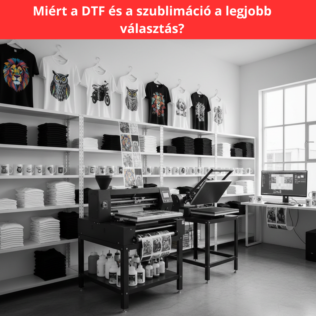 Miért a DTF és a Szublimáció a legjobb választás?