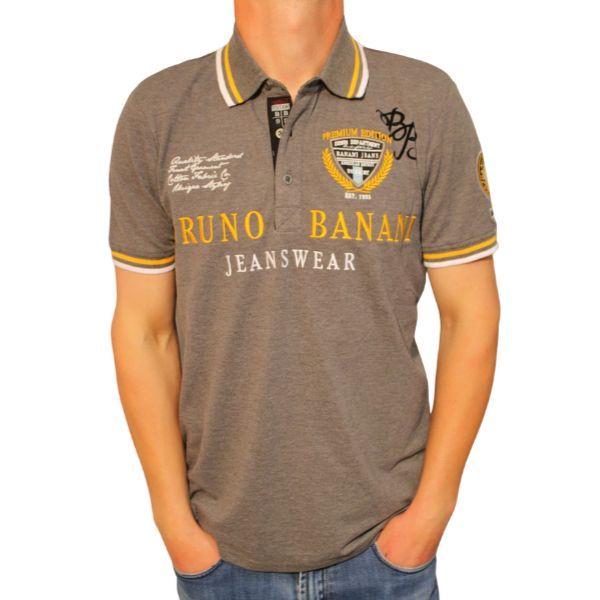 Bruno Banani galléros póló- szürke