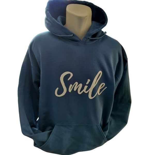 Smile-indigókék pulóver