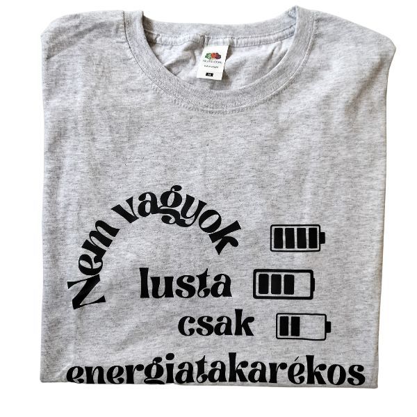 Nem vagyok lusta csak energiatakarékos Nem vagyok lusta csak energiatakarékos
