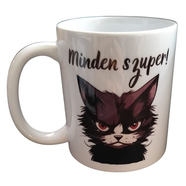 Minden szuper-fehér bögre
