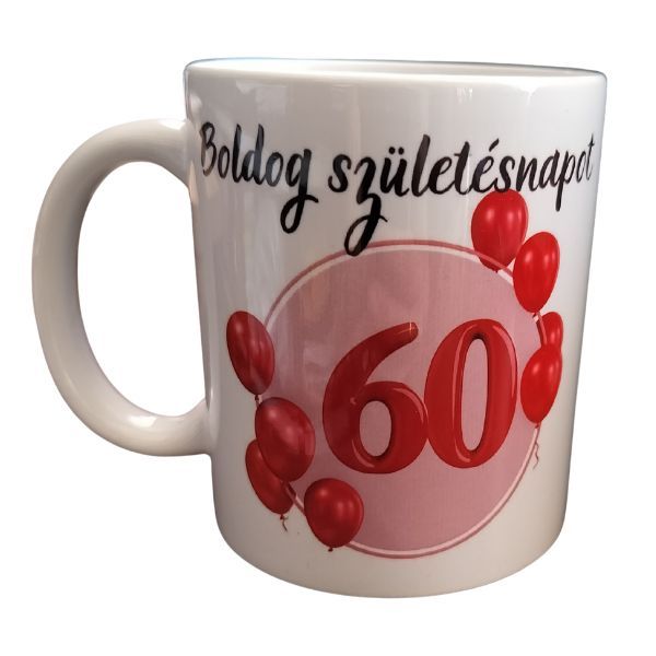 Boldog születésnapot-fehér bögre Boldog születésnapot-fehér bögre