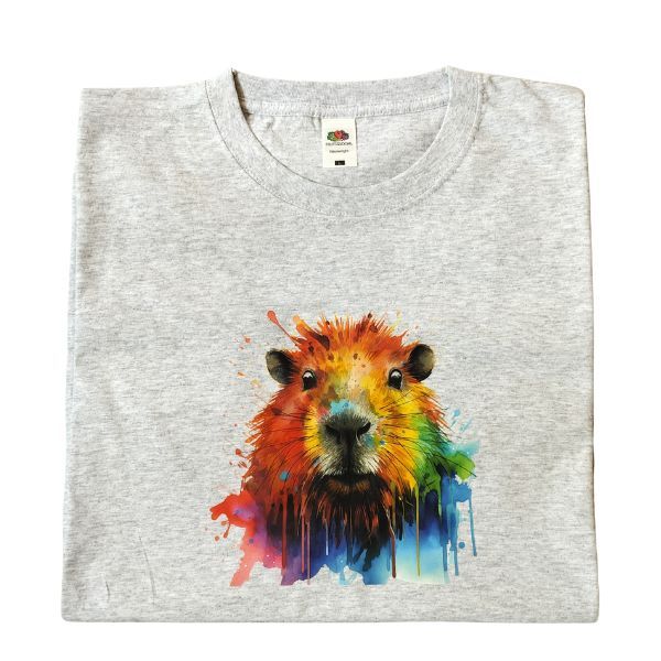 Capybara-szürke hosszú póló