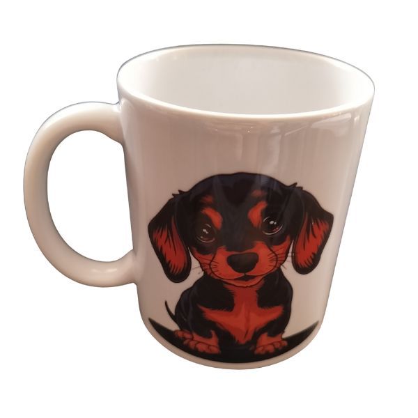 Kutyus-fehér bögre Kutyus-fehér bögre